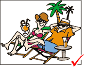 couple on holidays
