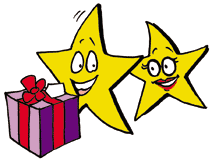 Star with presents