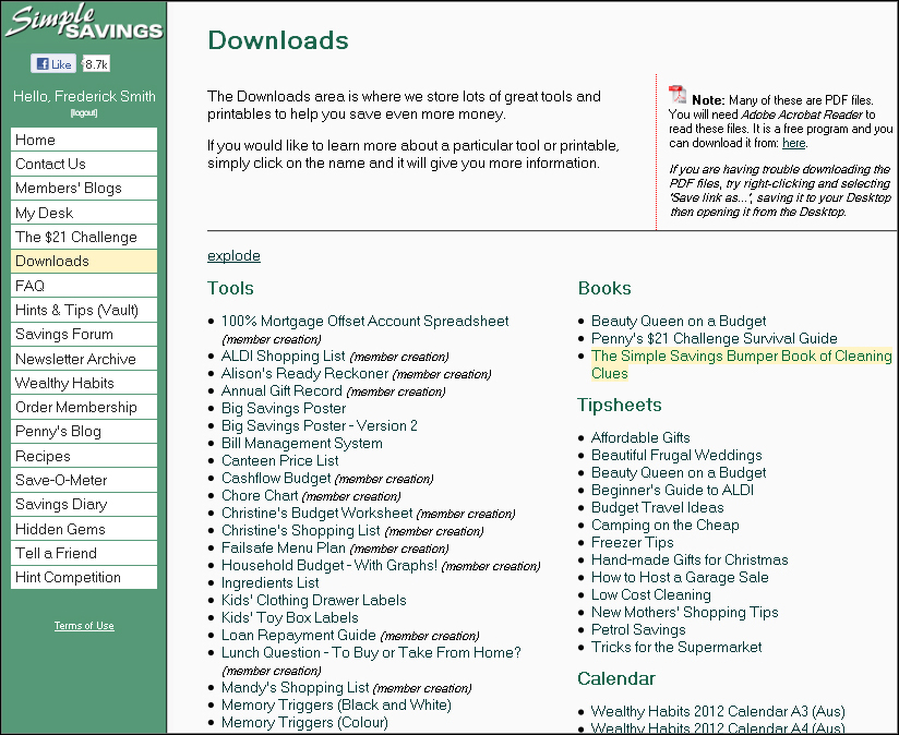 Downloads Downloads screenshot