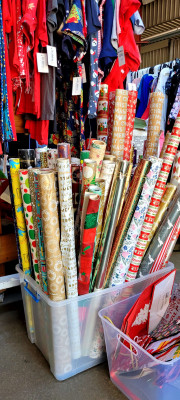 Wrapping Paper from the Op Shop