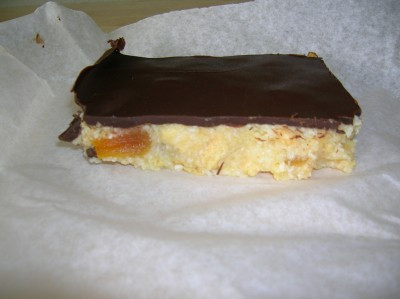 Apricot and Coconut Slice (No Bake)