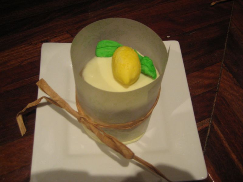 Lemon Themed Tall Cupcake